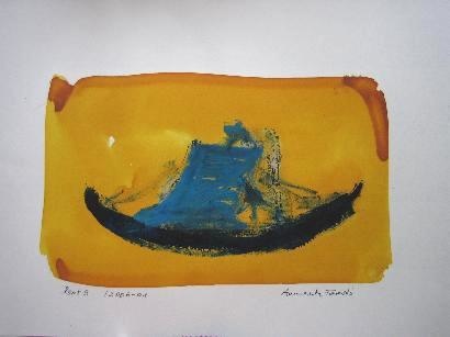 Boot, Tusche und Acryl auf Papier, 2006-01 (3)